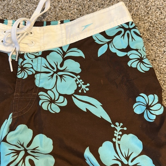 Vintage Women’s Speedo Board Shorts w/coordinating Reversible Halter, EUC - Picture 2 of 9